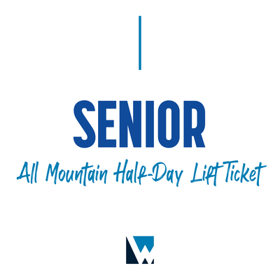 All Mountain Half-Day Lift Ticket - Senior