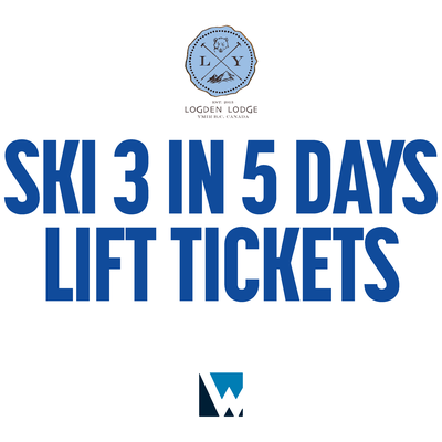 Logden Lodge Ski 3 in 5 Days Lift Tickets