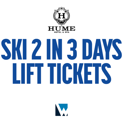 Hume Hotel Ski 2 in 3 Days Lift Tickets