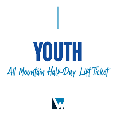 All Mountain Half-Day Lift Ticket - Youth