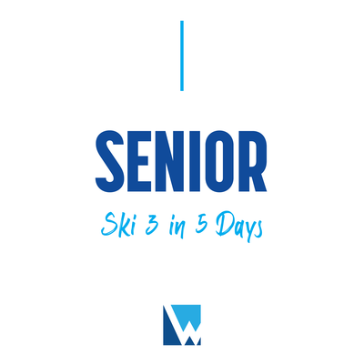 Senior Ski 3 in 5 Days Lift Ticket