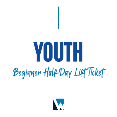 Beginner Half-Day Lift Ticket - Youth