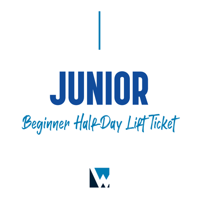 Beginner Half-Day Lift Ticket - Junior
