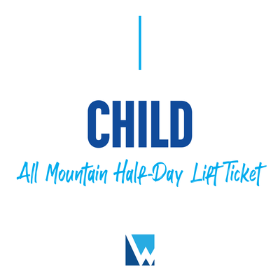 All Mountain Half-Day Lift Ticket - Child