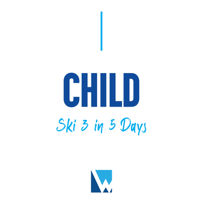 Child Ski 3 in 5 Days Lift Ticket