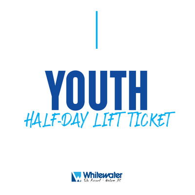 Youth (13-18) Half-Day Lift Ticket