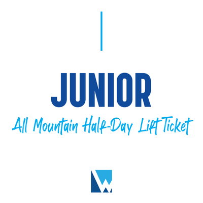 All Mountain Half-Day Lift Ticket - Junior