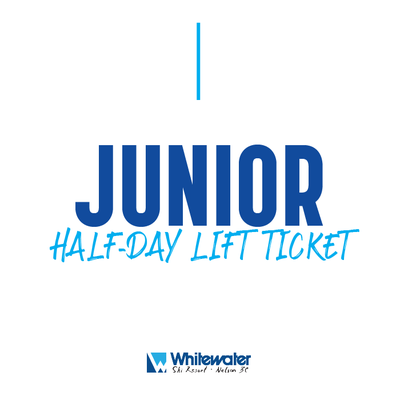 Junior (7-12) Half-Day Lift Ticket