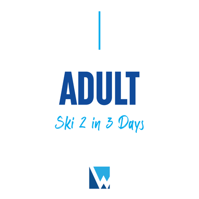 Adult Ski 2 in 3 Days Lift Ticket