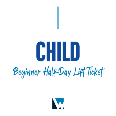 Beginner Half-Day Lift Ticket - Child