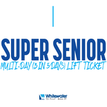 Super Senior (75+) 3 in 5 Multi-Day Lift Ticket