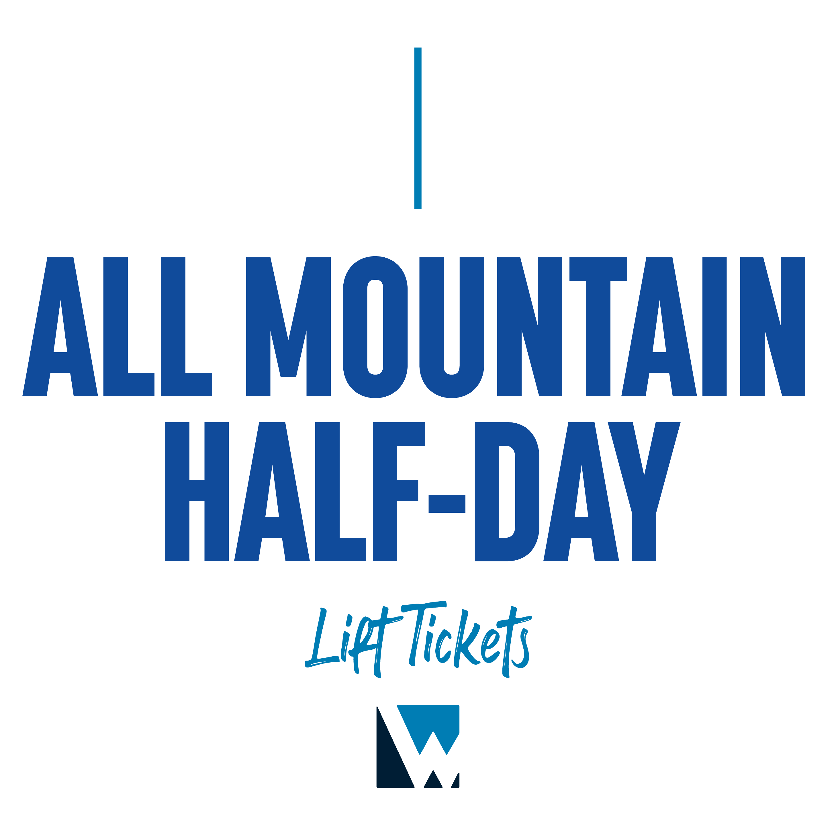All Mountain Half-Day Lift Tickets (12:30pm - Close)